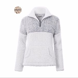 Sherpa Color Block Sweater